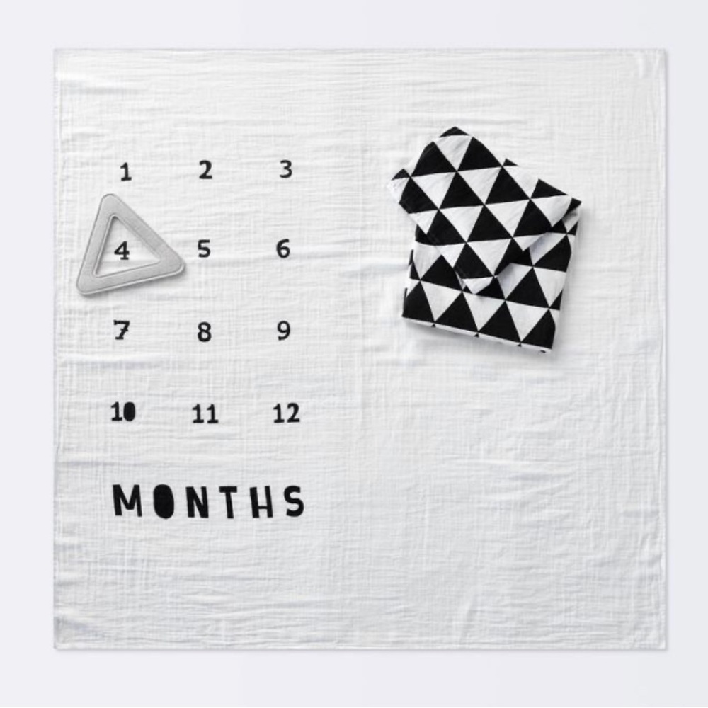Baby Milestone Blanket 12 months